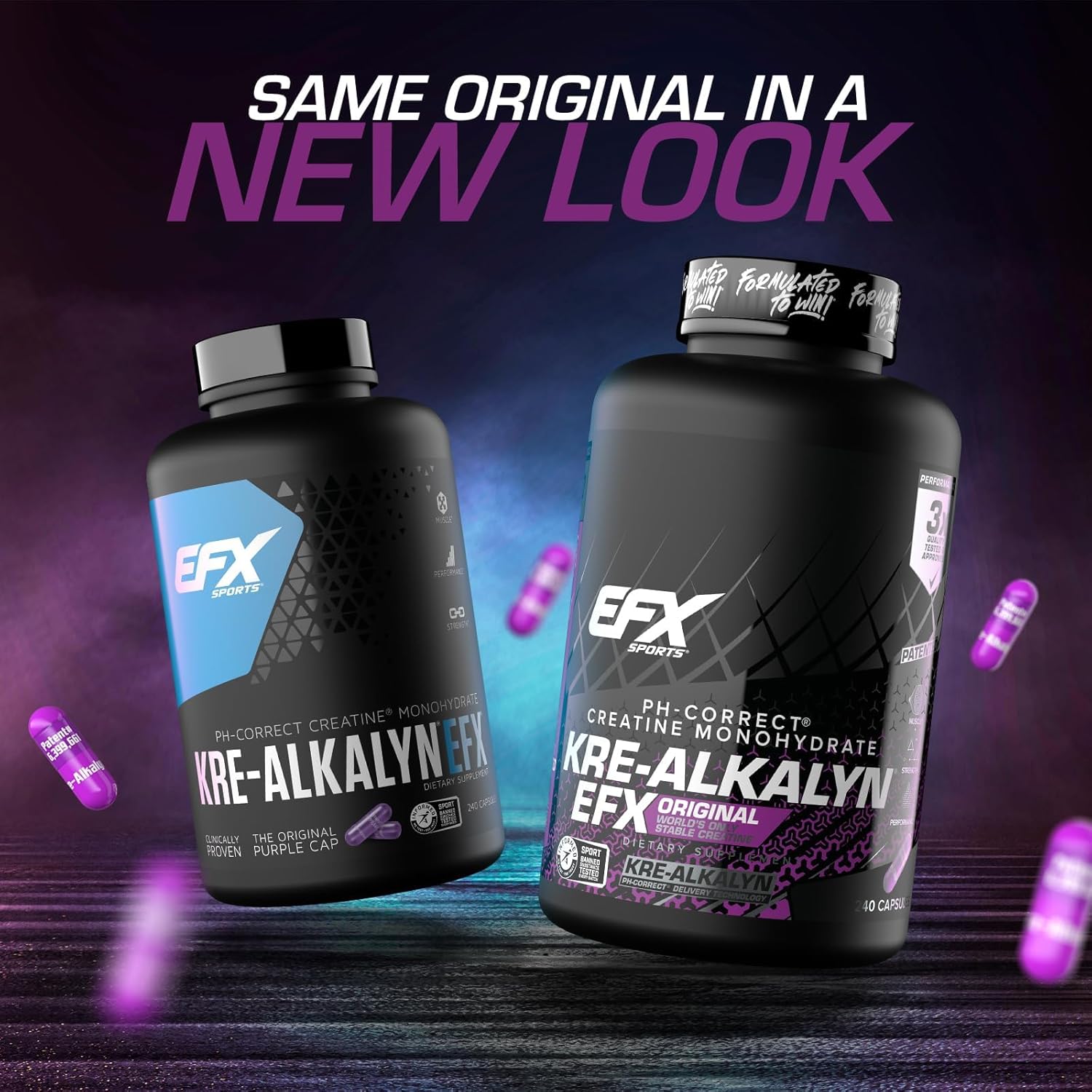 EFX Sports Kre-Alkalyn EFX – pH-Correct Creatine (240 Capsules)