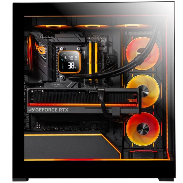 A02 Wukong Gaming PC – i5-12490F/12600KF, RTX 4060Ti/4070Ti, Black Sea View Case